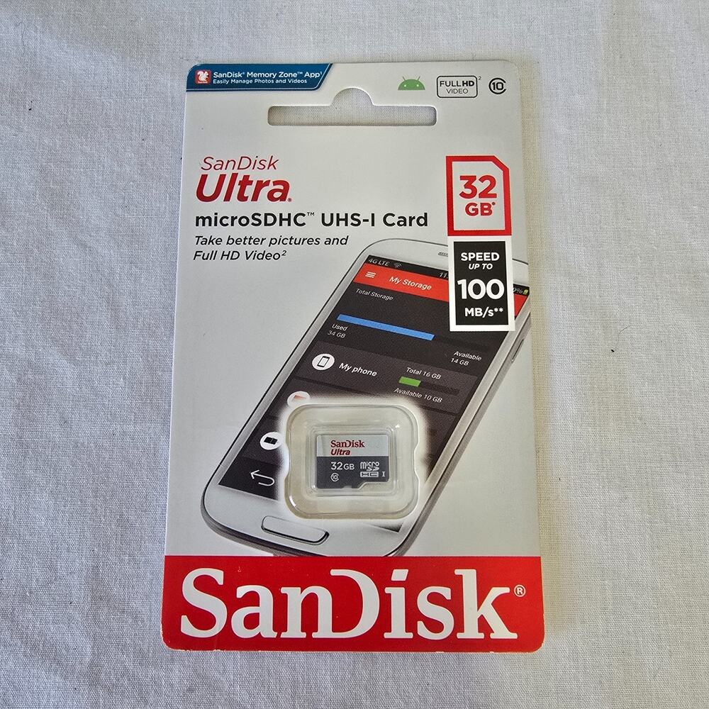 SanDisk 32GB Ultra Micro SDXC USH-I Card New Sealed